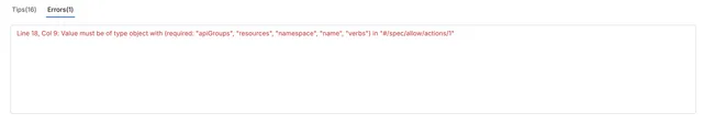 Policy as Code (PaC) Editor
